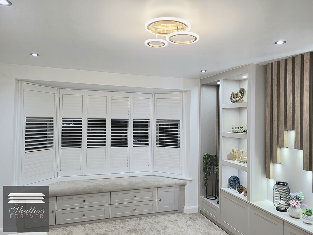 walthamstow living room shutters